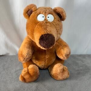 VTG Boynton Zoominary Gustave Flaubert Teddy Bear Stuffed Plush 11" Eye Damage